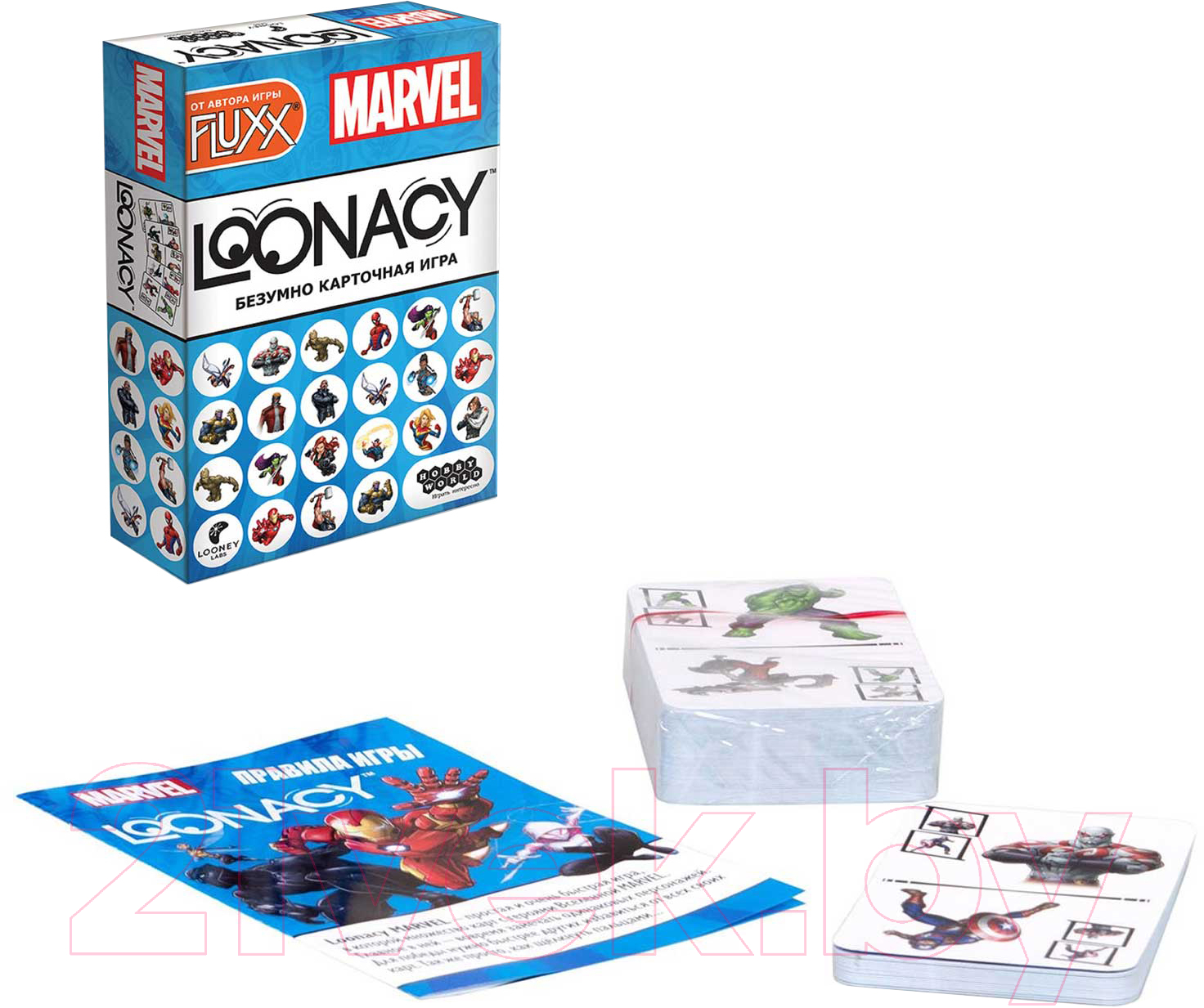 Мир Хобби Loonacy Marvel / 915295 Настольная игра купить в Минске, Гомеле,  Витебске, Могилеве, Бресте, Гродно