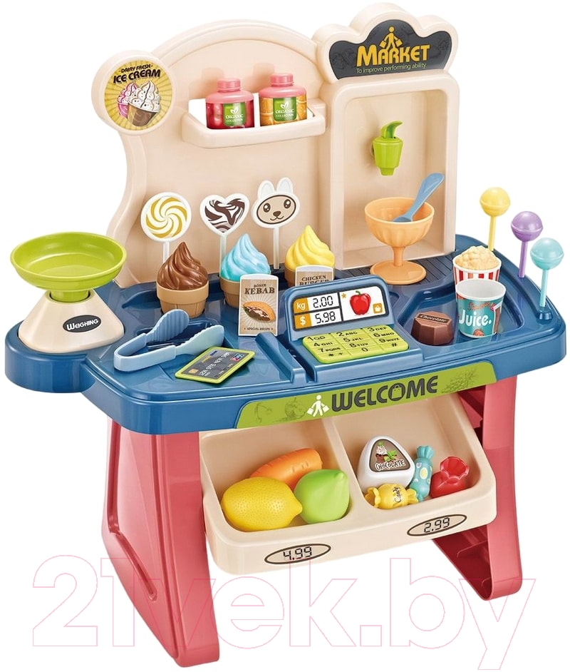 Магазин игрушечный Pituso Супермаркет с тележкой для покупок / HW20022741