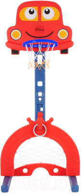 Баскетбол детский Pituso Машинка / L-KC01 (красный)