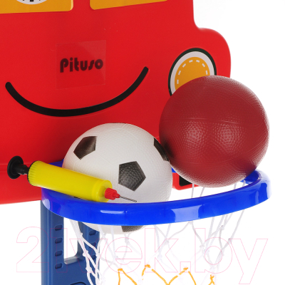 Баскетбол детский Pituso Машинка / L-KC01 (красный)