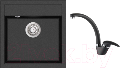 

Мойка кухонная Aquasanita, SQT100W + смеситель Ambra 2813 601
