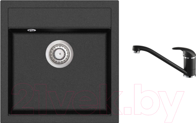 

Мойка кухонная Aquasanita, SQT100W + смеситель Eko 2561 601
