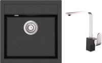 

Мойка кухонная со смесителем Aquasanita, SQT100W + смеситель Signa 2083 601