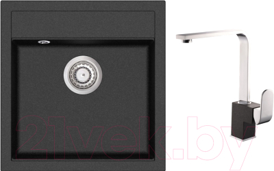 

Мойка кухонная Aquasanita, SQT100W + смеситель Signa 2083 601