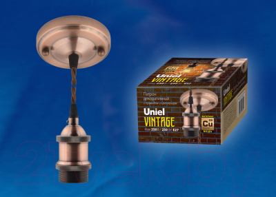 Электропатрон Fametto Vintage Bronze DLC-V-S22K/E27 TS/1.5M/BL / UL-00002824