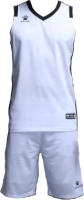 Баскетбольная форма Kelme Basketball Set Adults / 3881023-100 (S, белый) - 