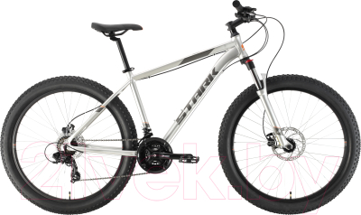 Велосипед STARK Hunter 27.2+ HD 2021 (22, серебристый/серый)
