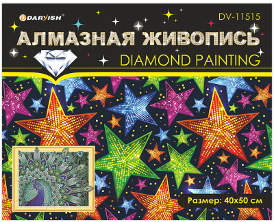 Набор алмазной вышивки Darvish Павлин / DV-11515-4