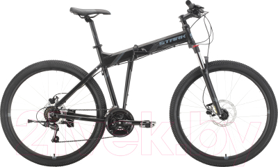 Велосипед STARK Cobra 27.2 HD 2021 (18, черный/серый)
