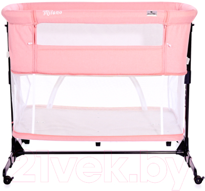 Детская кроватка Lorelli Milano Pink / 10080440001