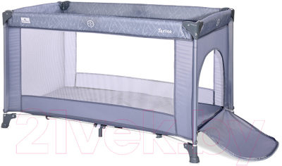 Кровать-манеж Lorelli Torino 1 Silver Blue / 10080452124