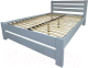 Двуспальная кровать BAMA Palermo (180x200, серый) - 