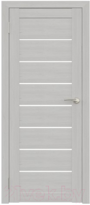 Дверь межкомнатная Юни Амати 01 60x200 (сканди классик/стекло белое)