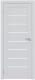 Дверь межкомнатная Юни Амати 01 60x200 (бьянко/стекло белое) - 