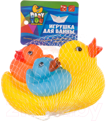 

Набор игрушек для ванной Bondibon, Утка с утятами / ВВ2758