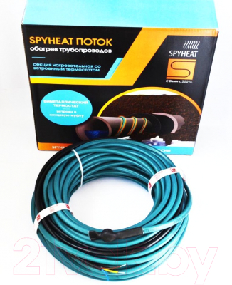 Греющий кабель для труб Spyheat Поток SHFD-25-100