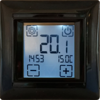 Терморегулятор для теплого пола Spyheat SDF-421H (черный) - 