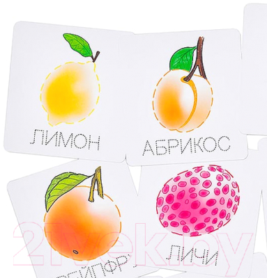 Изображение товара Развивающие карточки Smile Decor Прописи Фрукты / Ф900