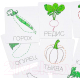 Миниатюра изображения товара Развивающие карточки Smile Decor Прописи Овощи / Ф901