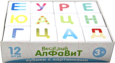Изображение товара Развивающая игрушка Десятое королевство Кубики. Школа дошколят. Веселый алфавит / 00707
