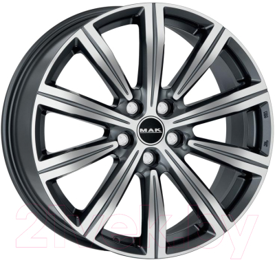 

Литой диск MAK, Birmingham 19x8.5" 5x120мм DIA 72.6мм ET 49мм GMF