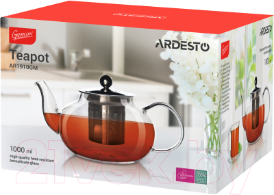 Заварочный чайник Ardesto Gemini Roma / AR1910GM (1л)