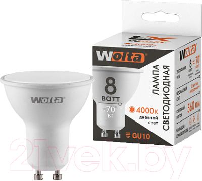 Лампа Wolta 30SPAR16-230-8GU10
