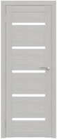 Дверь межкомнатная Юни Амати 01М 40x200 (белое стекло/сканди классик) - 