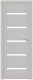 Дверь межкомнатная Юни Амати 01М 60x200 (белое стекло/сканди классик) - 