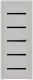 Дверь межкомнатная Юни Амати 01М 60x200 (черное стекло/сканди классик) - 