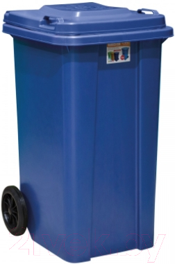 Контейнер для мусора ZETA ПЛ-00409/СН (синий)