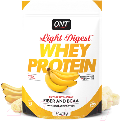 Протеин QNT Whey Light Digest / I00002608 (500г, банан)