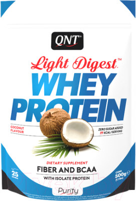 Протеин QNT Whey Light Digest / I00002610 (500г, кокос )