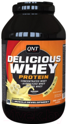 Протеин QNT Delicious Whey / I00001699 (2200г, банан)