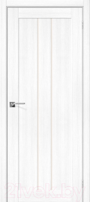 Дверь межкомнатная el'Porta Эко Порта-24 60x200 (Snow Veralinga/Magic Fog)
