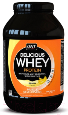 Протеин QNT Delicious Whey / I00003735 (908г, банан)