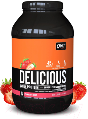 Протеин QNT Delicious Whey / I00003736 (908г, клубника)