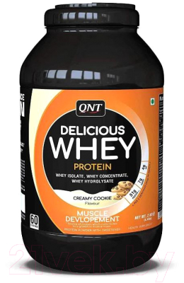 Протеин QNT Delicious Whey / I00004084 (908г, печенье)