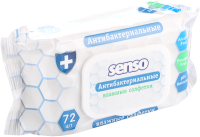 Влажные салфетки Senso Baby Антибактериальные  (72шт) - 