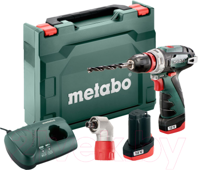 Профессиональная дрель-шуруповерт Metabo PowerMaxx BS Quick 12В (600156950)