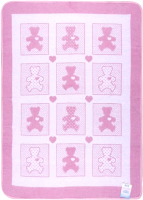 Одеяло для малышей Vladi Барни 100x140 / 9008007 (ярко-розовый) - 
