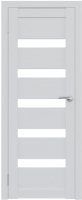 Дверь межкомнатная Юни Амати 03 40x200 (белое стекло/бьянко) - 