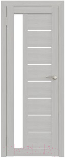 Дверь межкомнатная Юни Амати 04 40x200 (белое стекло/сканди классик)