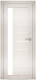 Дверь межкомнатная Юни Амати 04 80x200 (белое стекло/сканди классик) - 