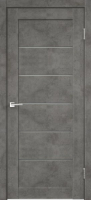Дверь межкомнатная Velldoris Loft 1 60x200 (бетон темно-серый/мателюкс графит) - 