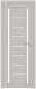 Дверь межкомнатная Юни Амати 06 80x200 (белое стекло/сканди классик) - 