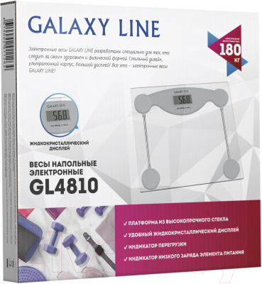 Напольные весы электронные Galaxy GL 4810 (серый)
