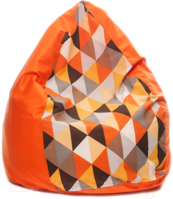 

Бескаркасное кресло BomBom, Оранжевый;с рисунком, Грета S