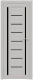 Дверь межкомнатная Юни Амати 06 80x200 (черное стекло/сканди классик) - 