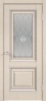 Дверь межкомнатная Velldoris SoftTouch Alto 7 60x200 (ясень капучино структурный/кристалл серебро) - 